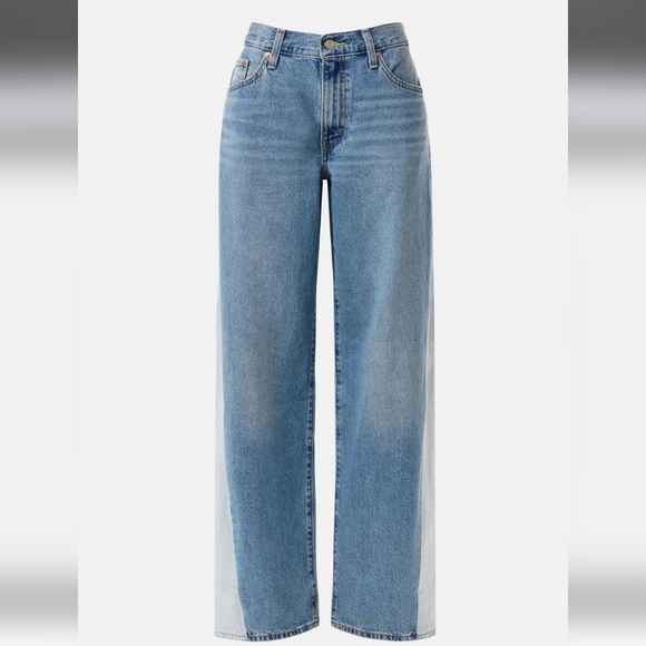 Free People | Levi's Baggy Dad Pieced Jeans - Picture 6 of 11